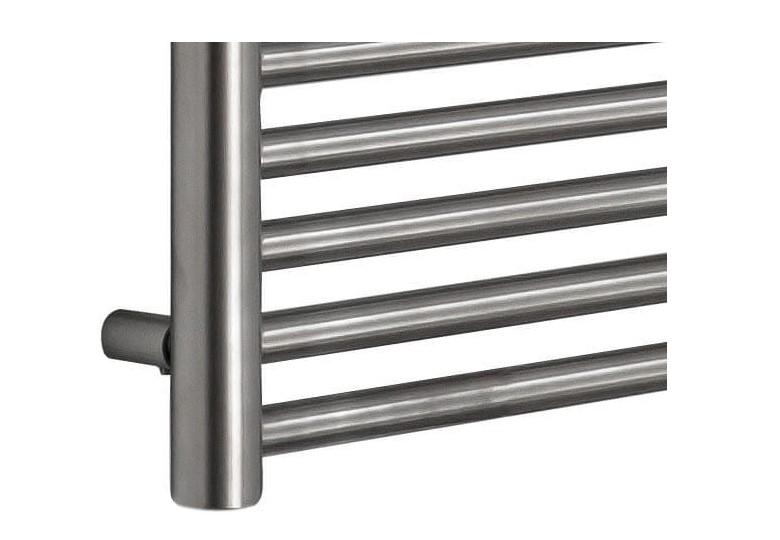 SSI Design Athena elektrische radiator met witte digitale thermostaat RVS geborsteld 120x60cm 600W