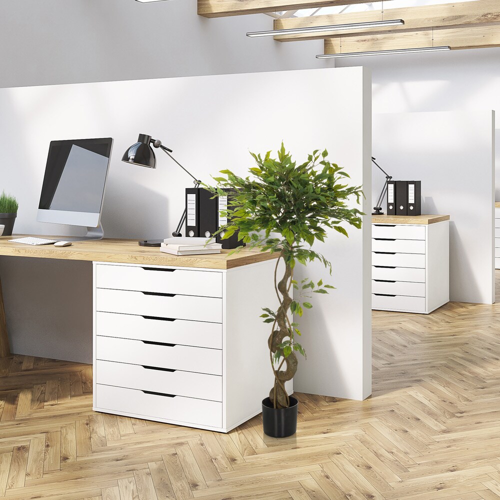Kunstpflanze FICUS I Kunststoff, Stoff hjh OFFICE