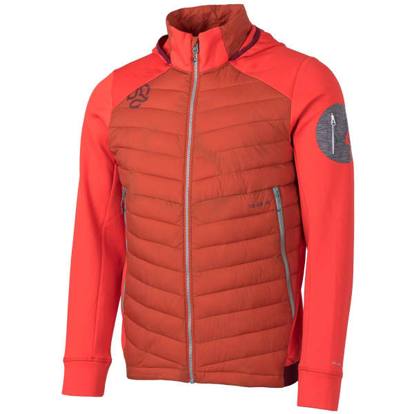 Doudoune randonnée TERNUA YUKKON 2.0 HYBRID JKT DEEP GINGER