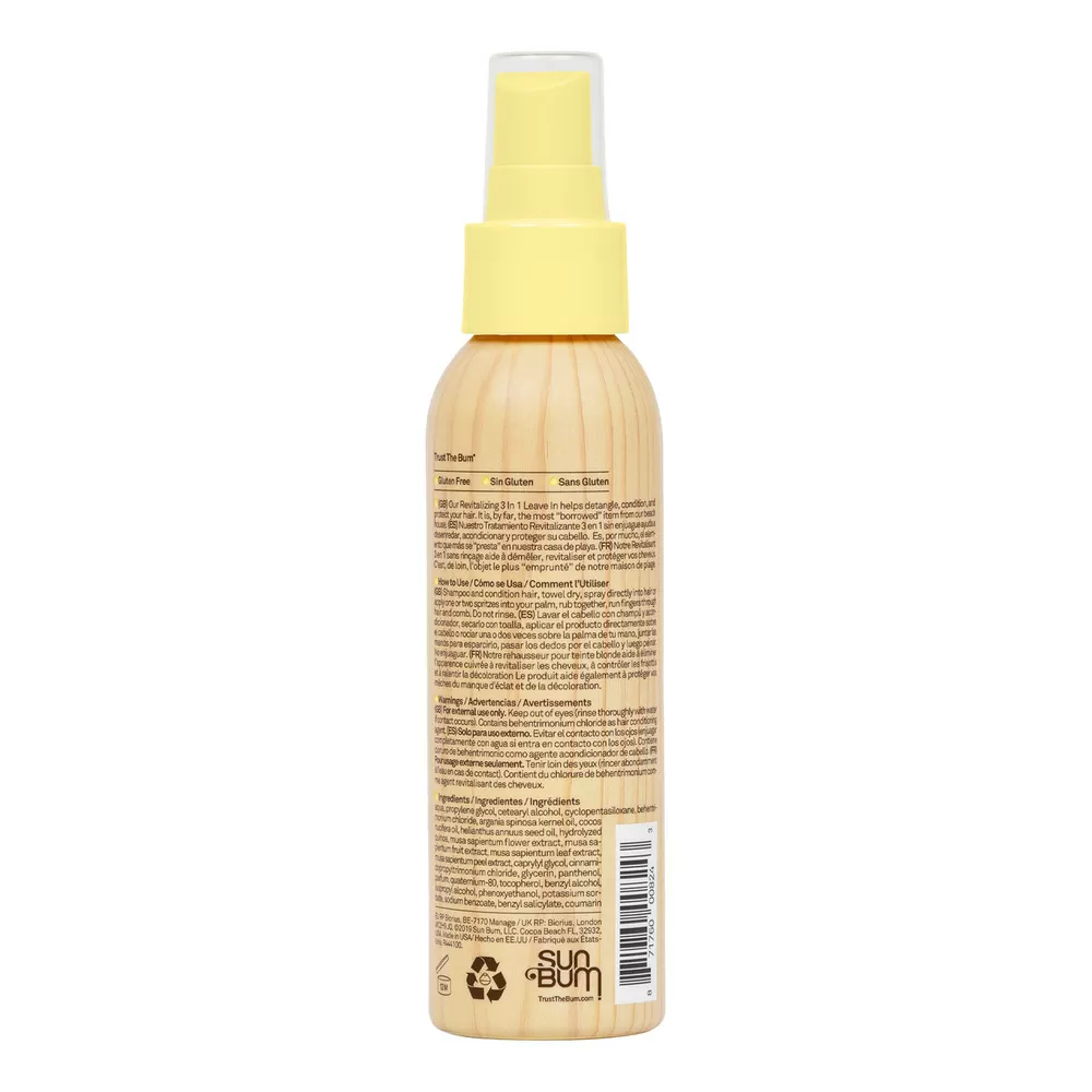 Sun Bum Revitalizing 3 In 1 Leave In Conditioner - 118 ml.