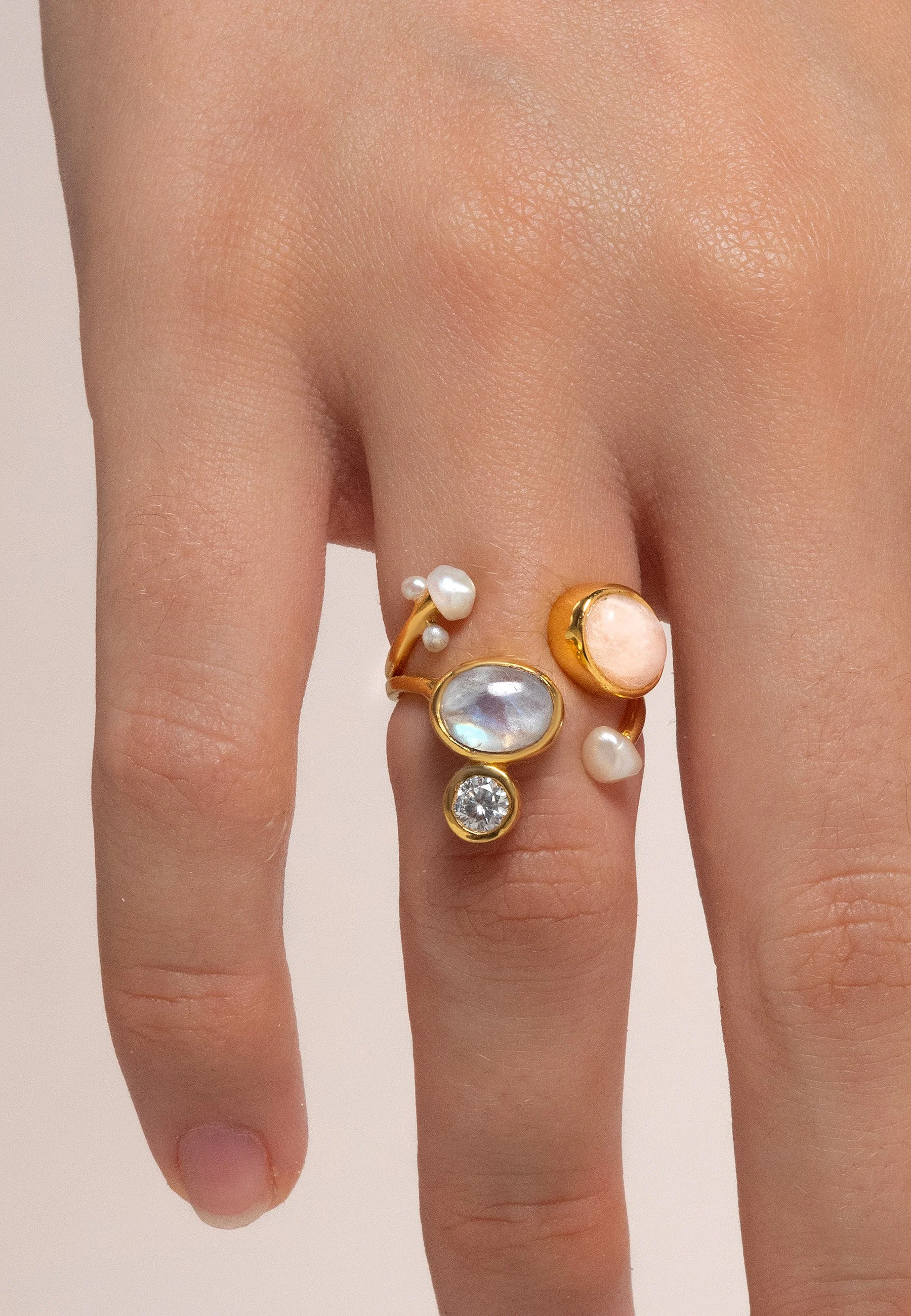 BAGUE AYLA - Bague ayla | Blanc
