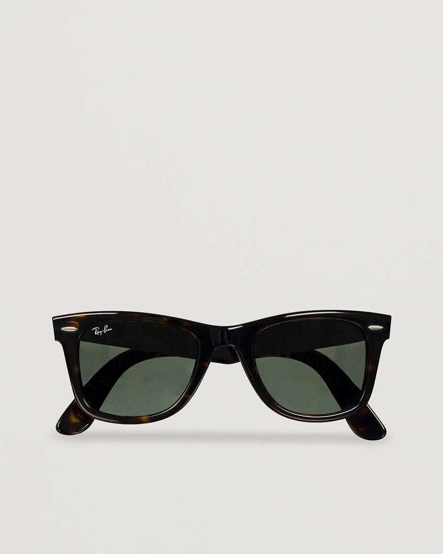 Ray-Ban Original Wayfarer Sunglasses Tortoise/Crystal Green