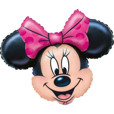 amscan Folienballon Super Shape Disney Minnie Mouse, ca. 71 x 58 cm