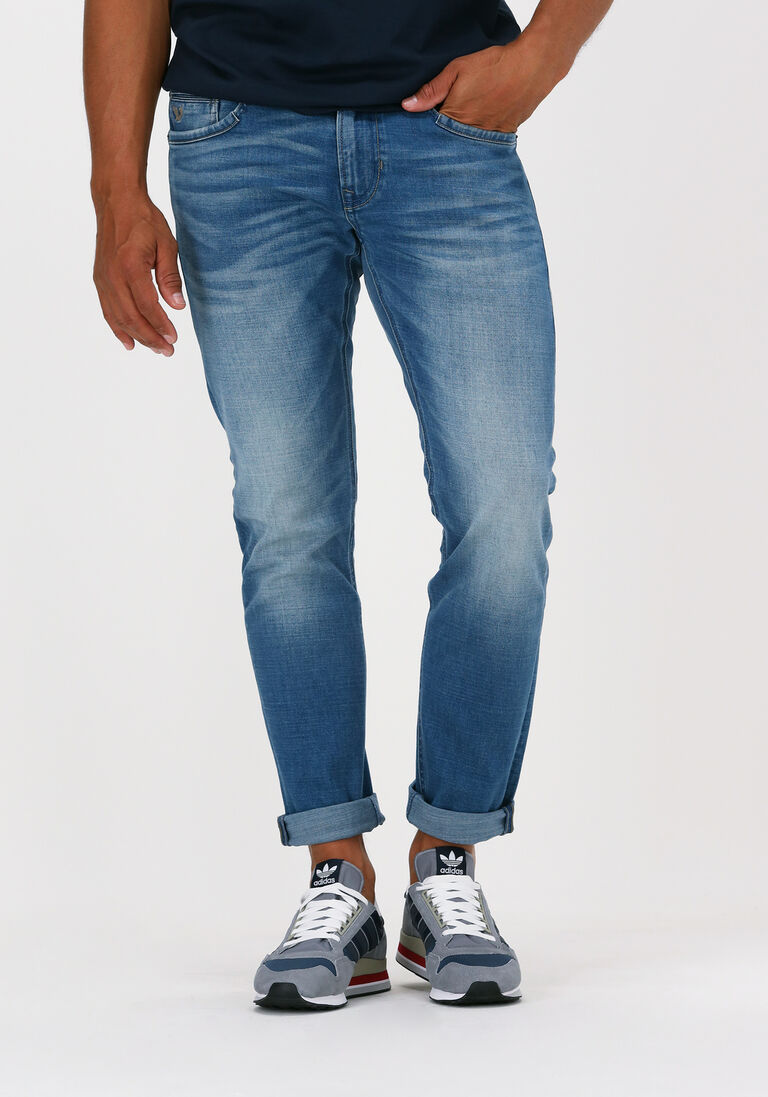 PME LEGEND donkerblauwe pme legend slim fit jeans tailwheel soft mid blue
