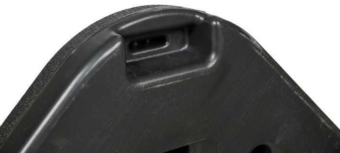 Parasolfod i fire dele sort plast - Sunlife