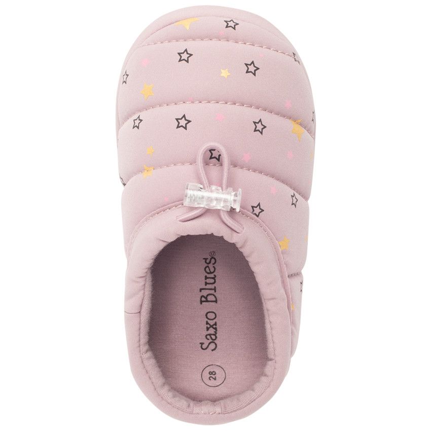 Chaussons bas imprimé étoiles all-over pour fille - Lilas