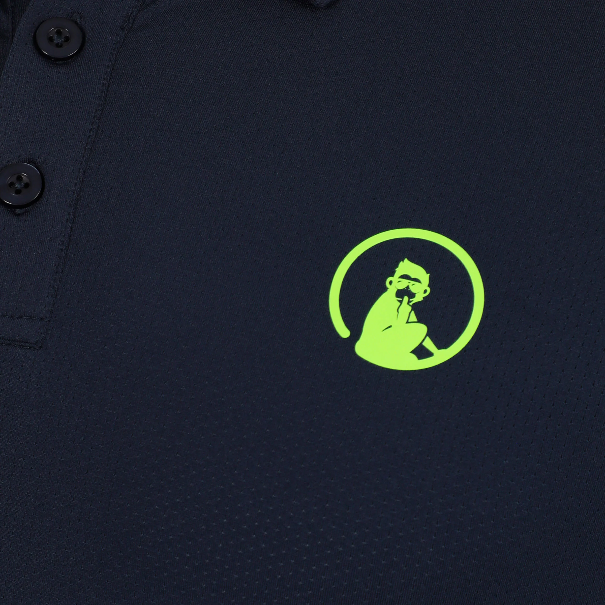 Quiet Please Wild Tournament Hori Polo Hommes - Bleu Foncé , Multicouleur