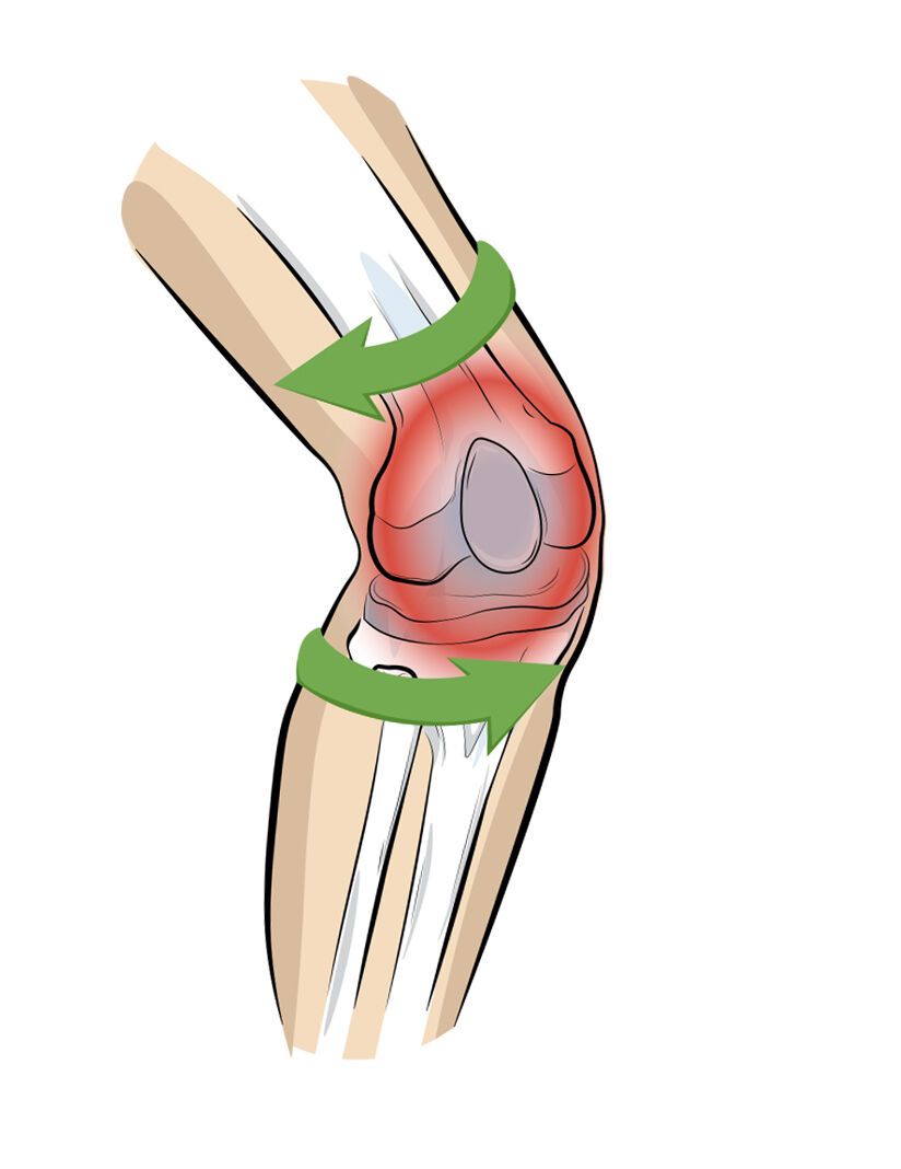 Vital Comfort Kniebandage PatellaTec für Sport u. Regeneration, perfekter halt durch Silikonstreifen