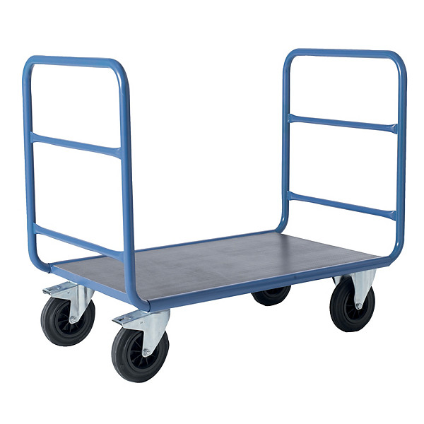 Chariot à 2 dossiers tubulaires, charge 500 kg