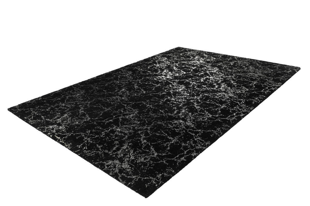Teppich BIJOU 200 - schwarz-silber - 80x150 cm