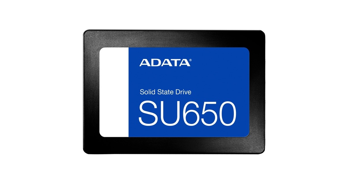 ADATAUltimate SU650 2 TB SSD  (Zwart, 3D NAND, SATA 6Gb/s)