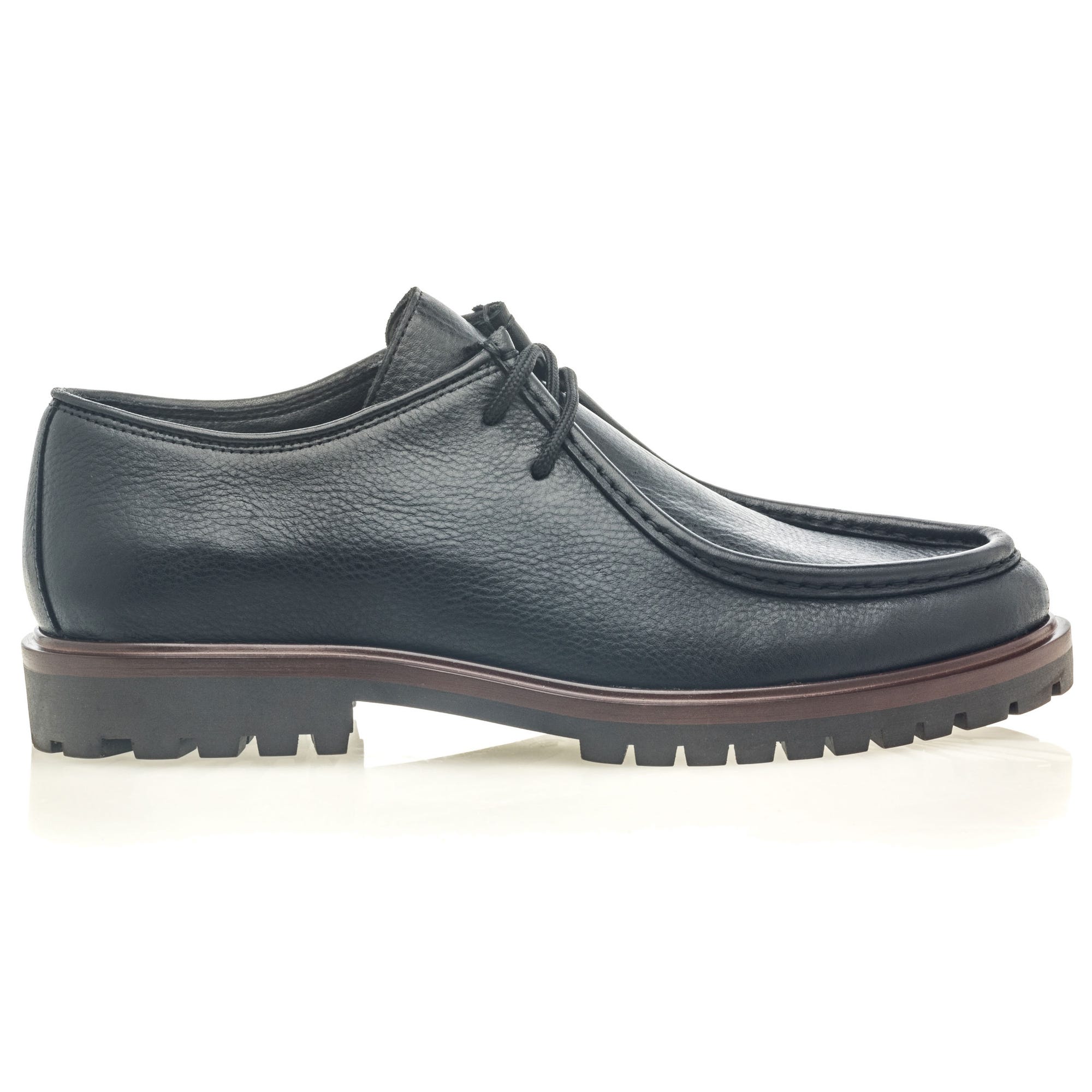 Derbies Homme en cuir noir