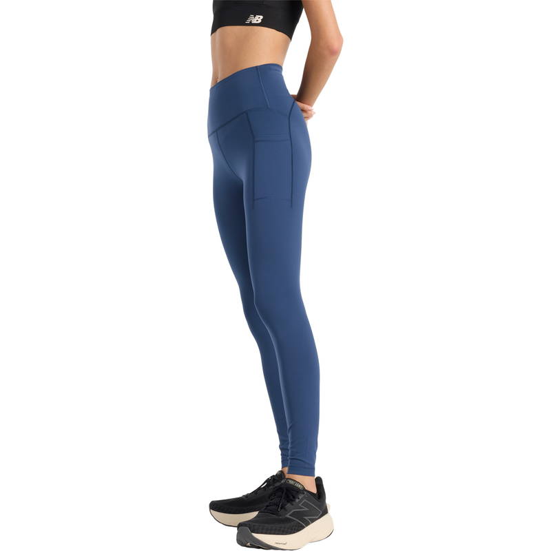 New Balance Sleek Pocket High Waist Træningstights Dame