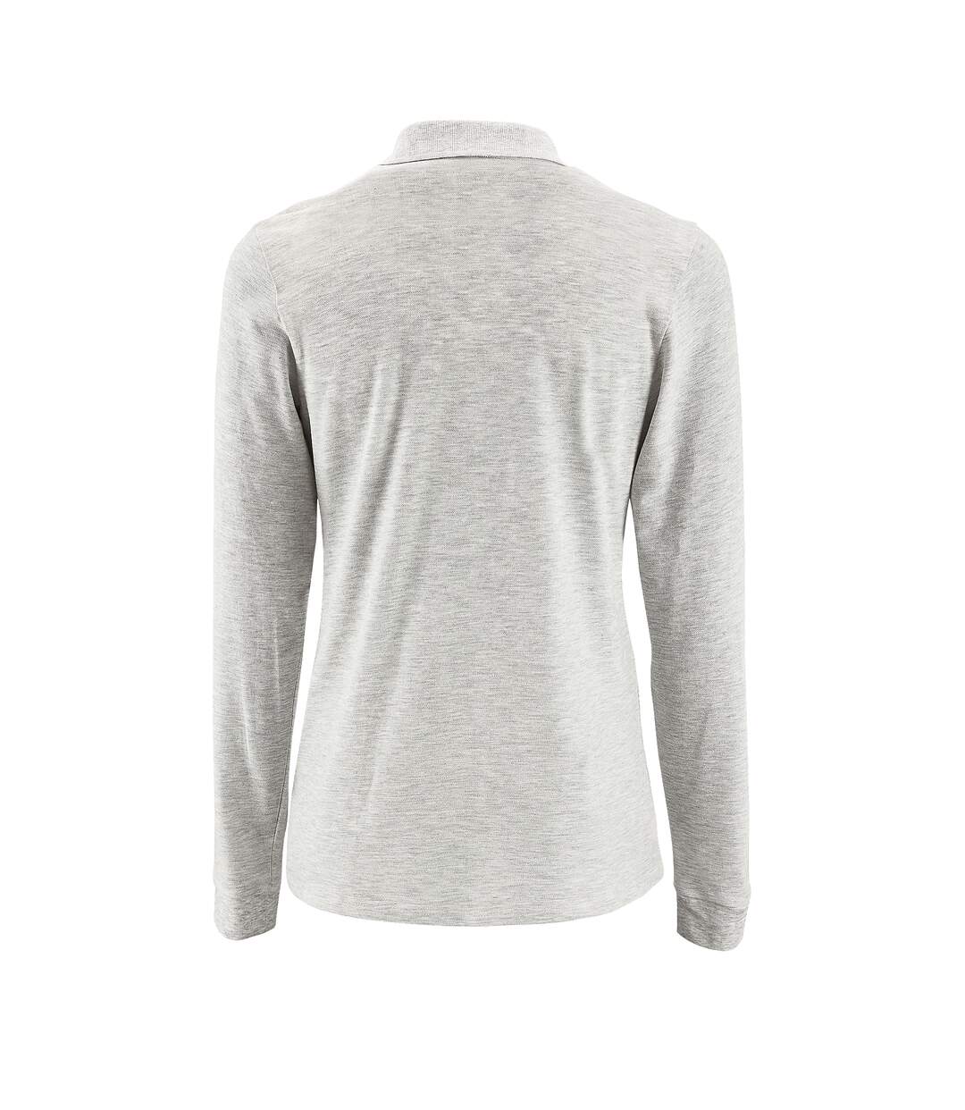 SOLS - Polo manches longues PERFECT - Femme (Cendre) - UTPC2908