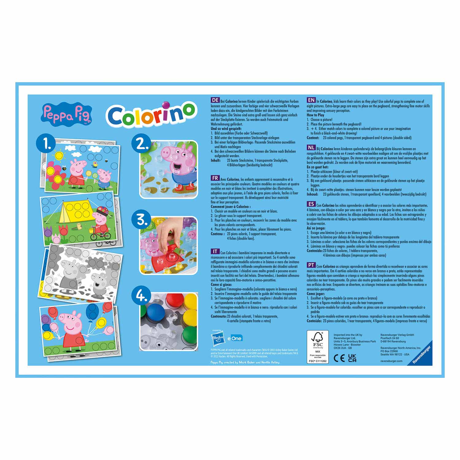 Peppa Pig Colorino Kinderspel