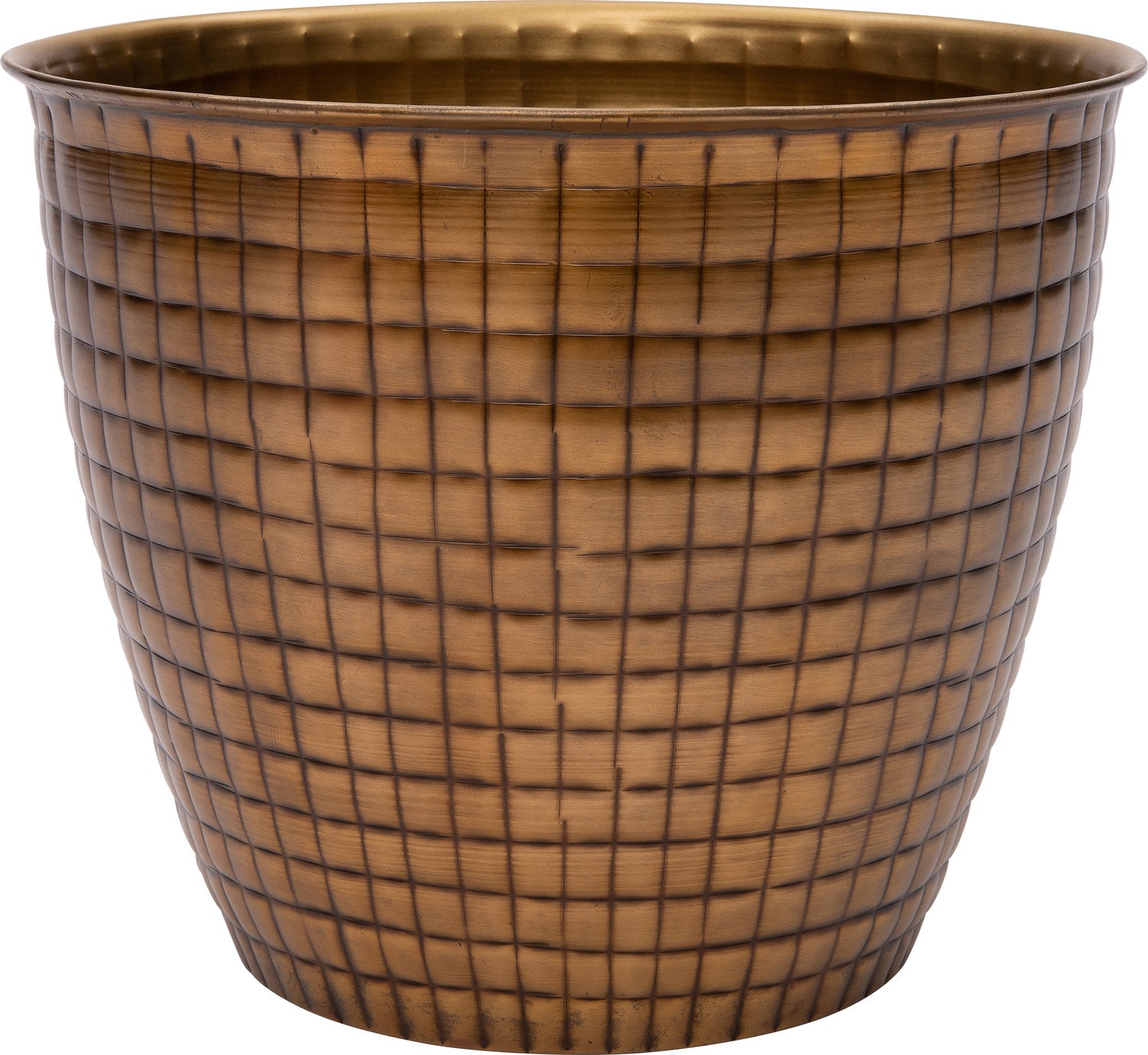 Intratuin bloempot Rina brons D 26 H 22 cm