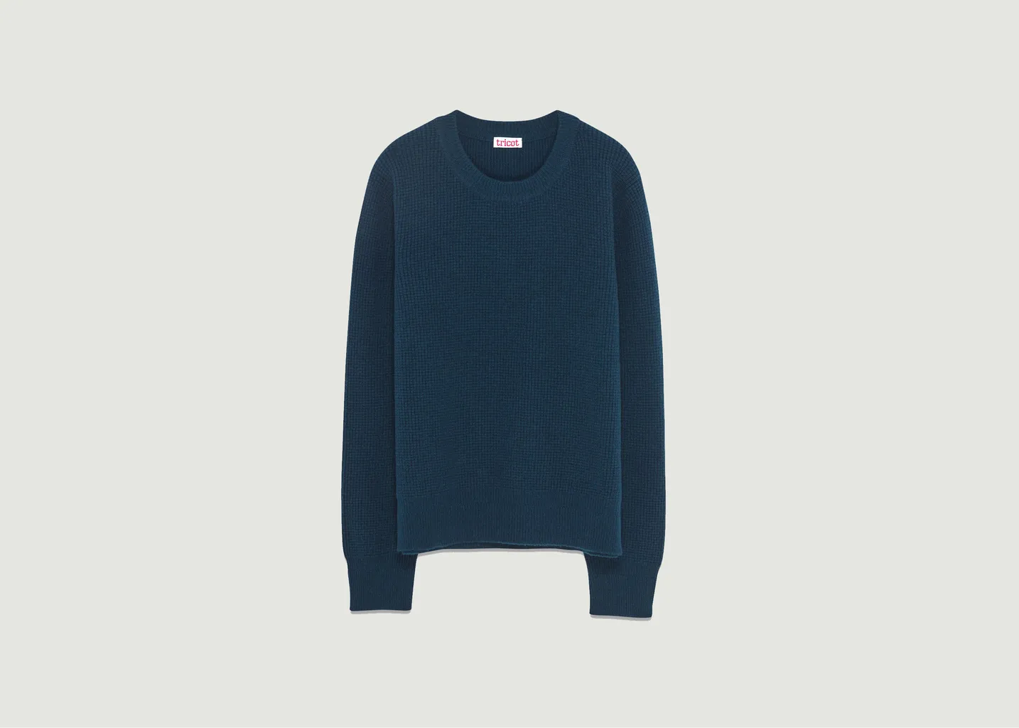 Pull col rond laine & cachemire Tricot
