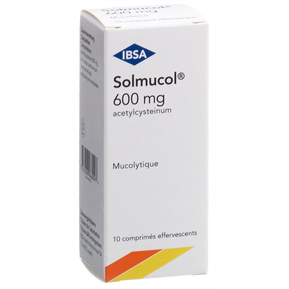 SOLMUCOL Brausetabl 600 mg Ds 10 Stk