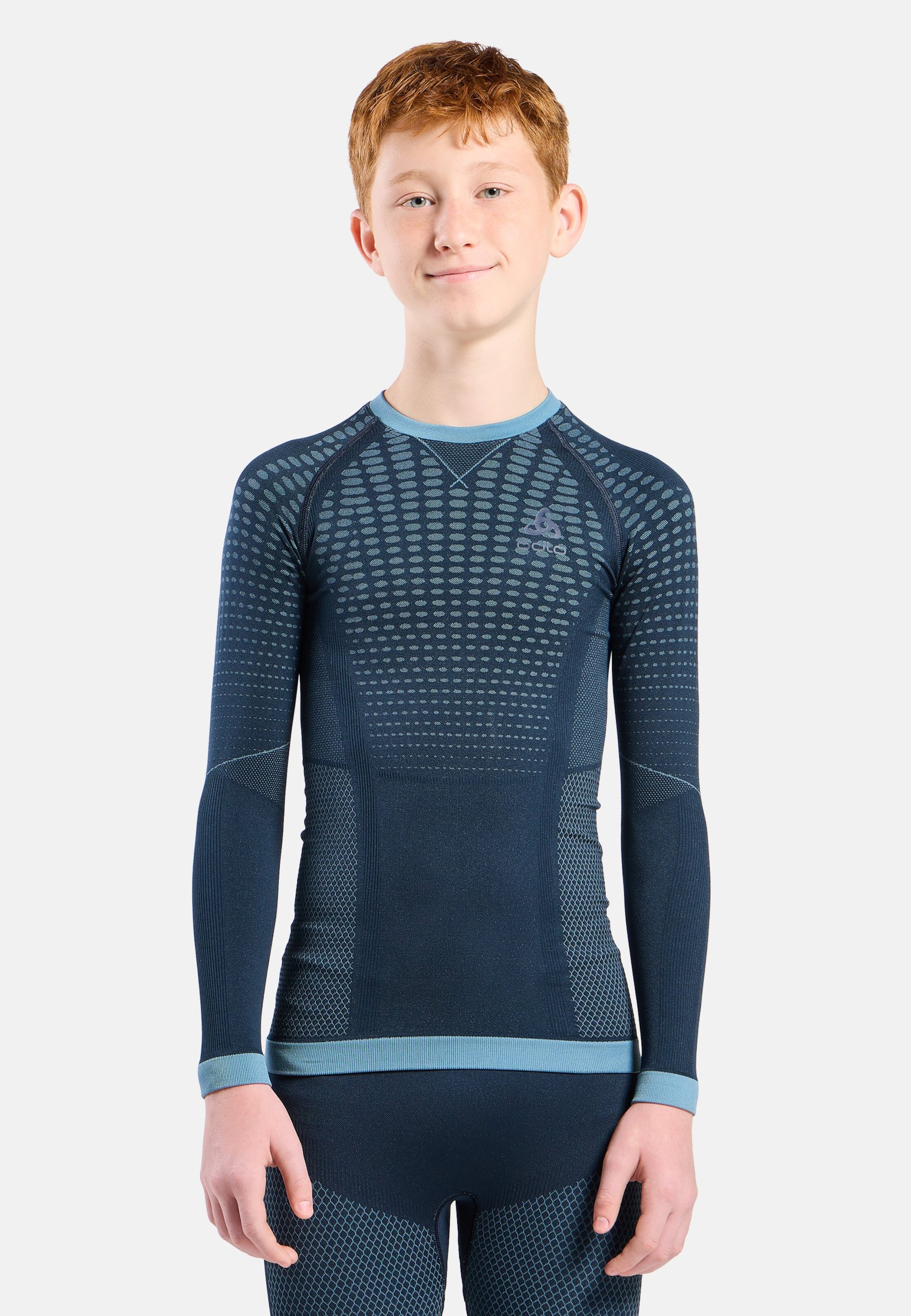 Evolution Warm Base Layer Langarmshirt in provincial blue