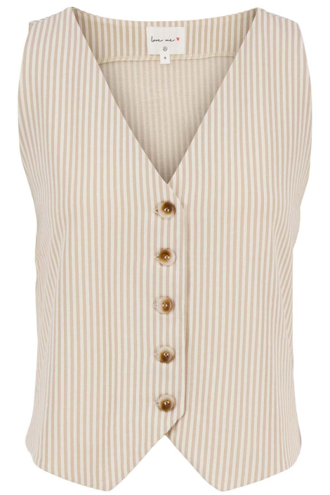Zusss beige dames gilet