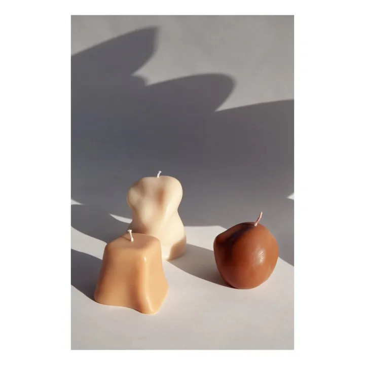 ann vincent Bougies Sole - Set de 3