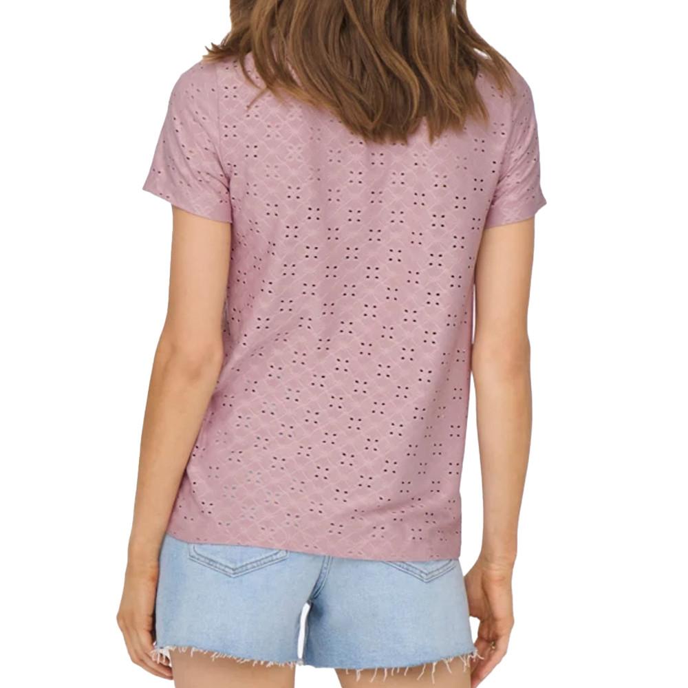 JDY T-shirt Mauve Femme JDY Cathinka