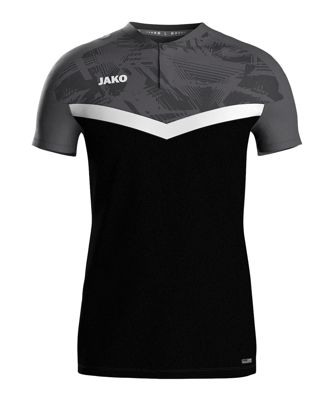 JAKO Iconic Poloshirt Schwarz F801