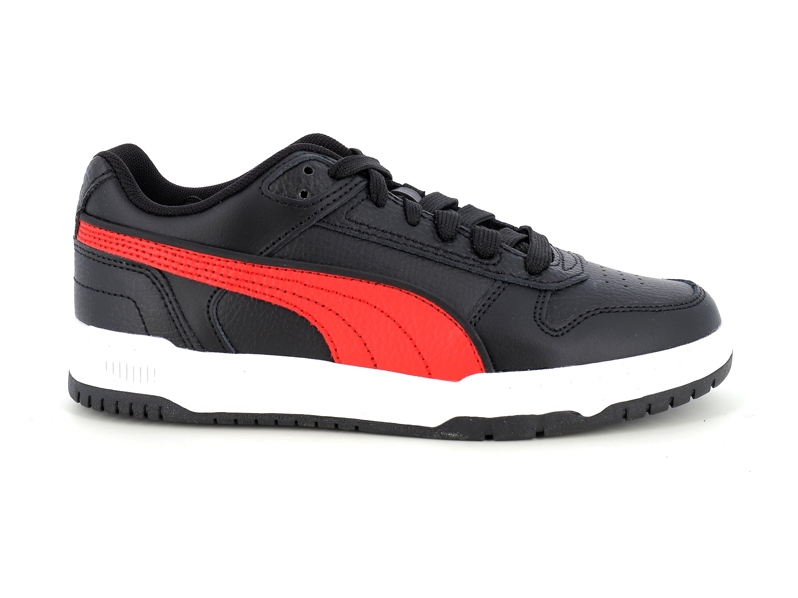 Puma-387350 Matières combinées Noir Rouge