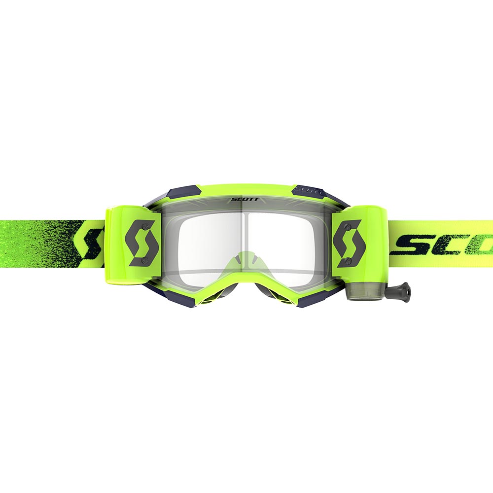 Scott - Masque Fury WFS - Roll-Off Jaune fluo / Vert fluo