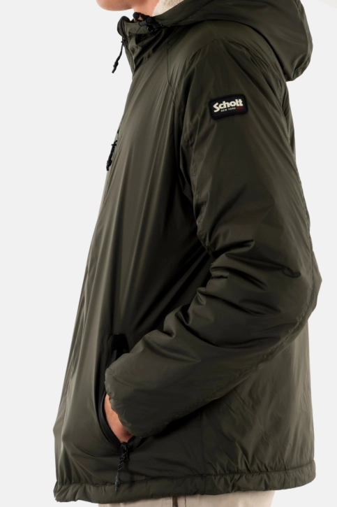 Blousons et vestes schott bladen kaki