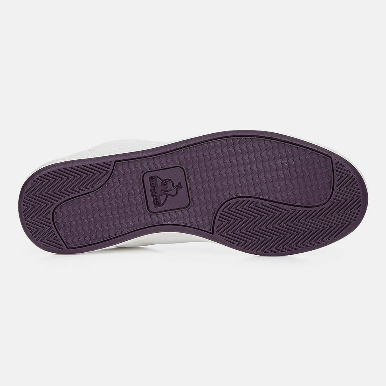 Le Coq Sportif Baskets en Cuir Court Clay blanc/violet