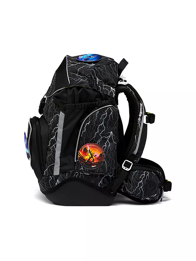 ERGOBAG Schultaschen Set 6tlg PACK Reflex Glow - Super ReflektBär schwarz