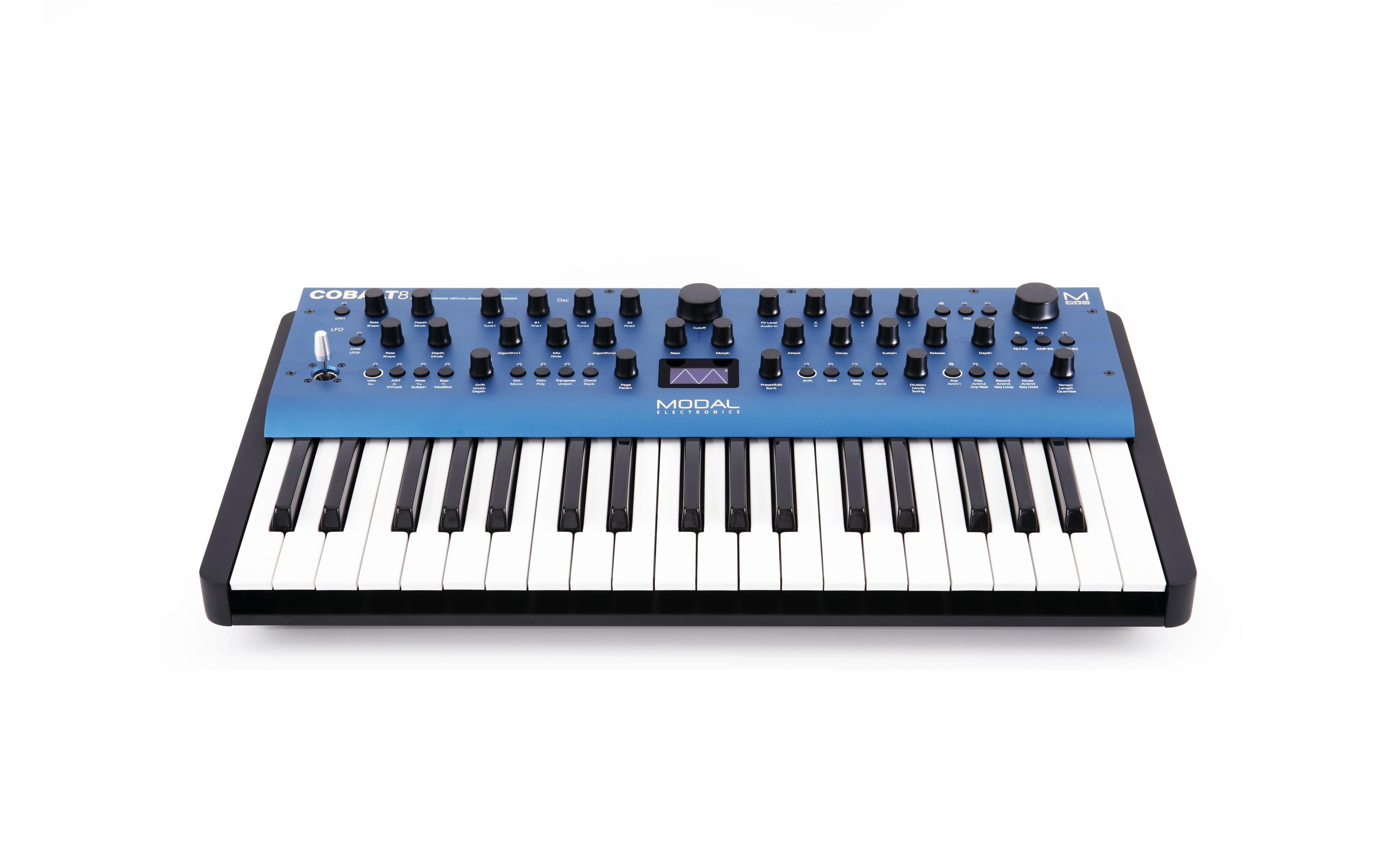 Synthesizer Cobalt8<br>8-stimmiger erweiterter virtuell-analoger Synthesizer mit 37-Tasten-Tastatur