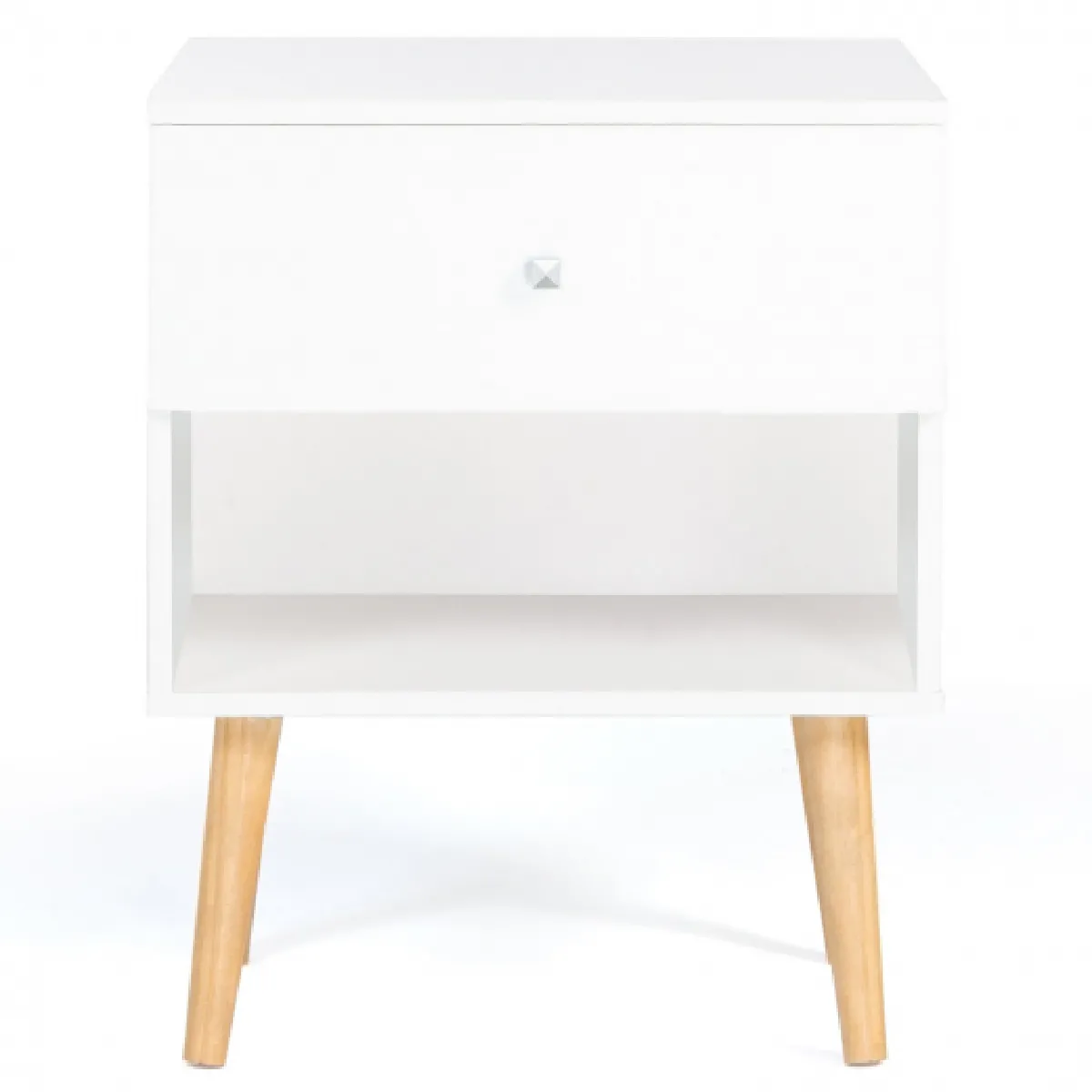 Idmarket MARKET Lot de 2 chevets EMMIE - Blanc