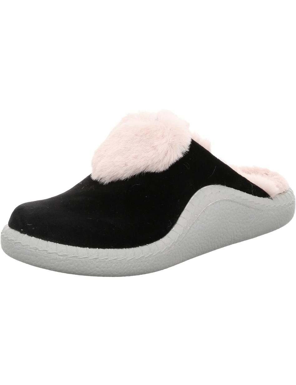 Hausschuh Monaco Damen 63, schwarz-