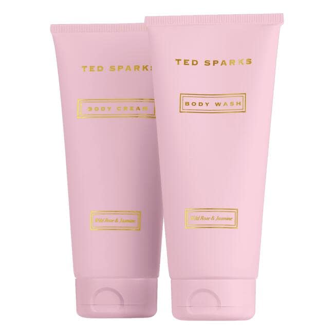 Ted Sparks Giftset Showergel & Body Cream Wild Rose & Jasmin