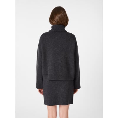 Damen-Hüftjacke, Anthrazit