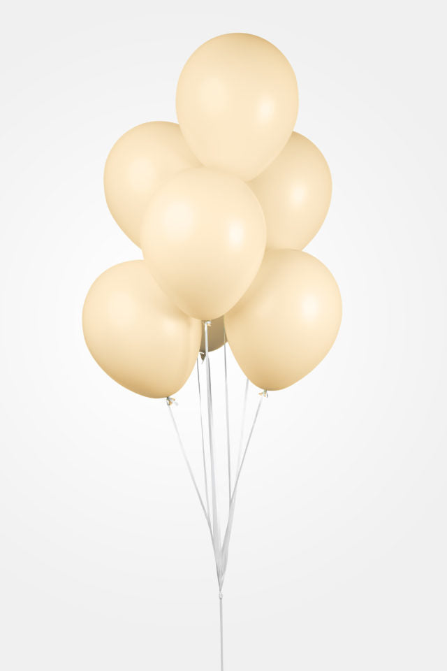 Perzikkleur Ballonnen Pastel Macaron 30cm 25st