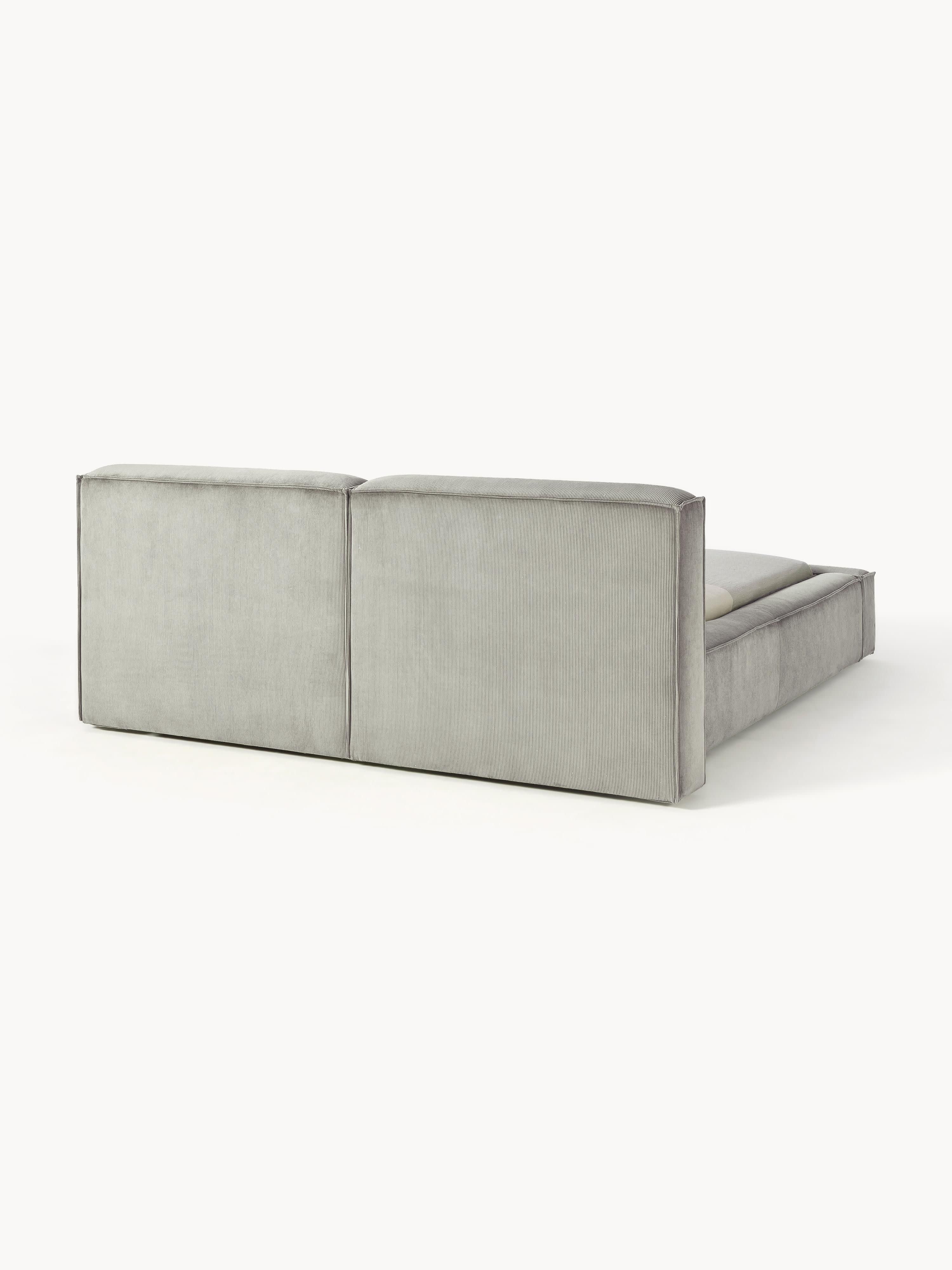 Gestoffeerd bed Lennon van corduroy