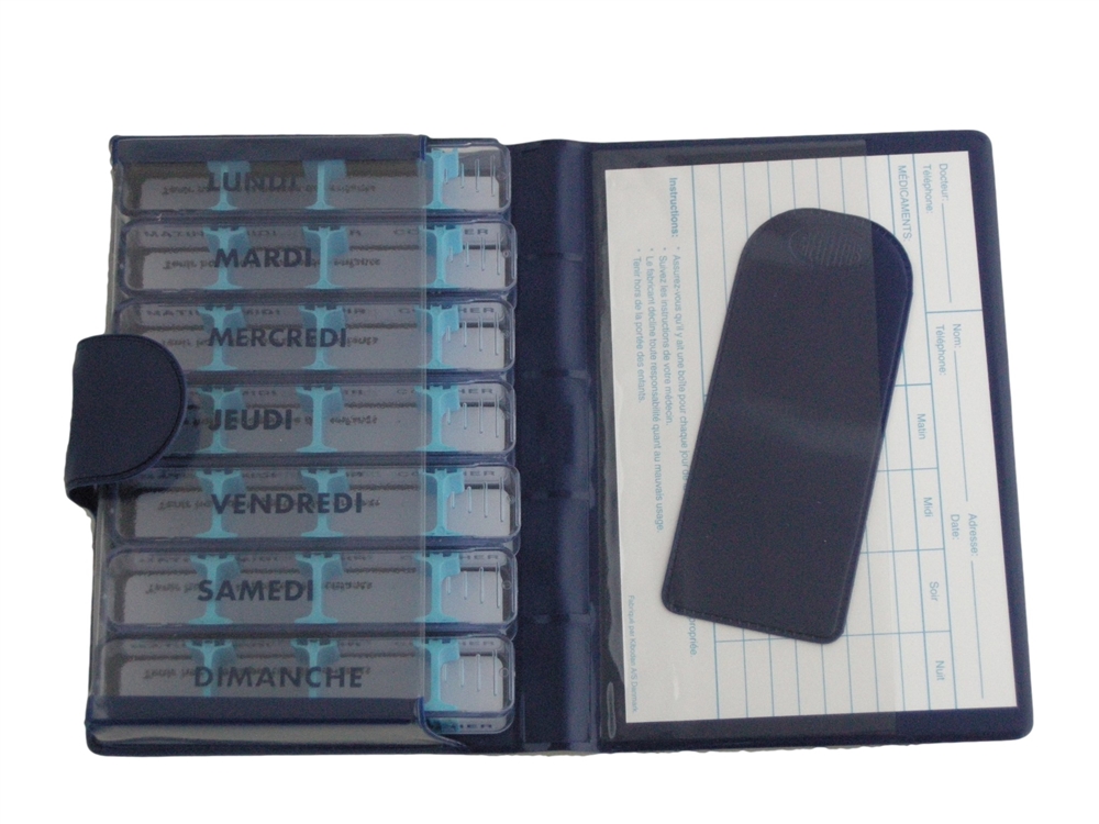 Medidos Medikamentenbox<br>1 Stück, deutsch blau