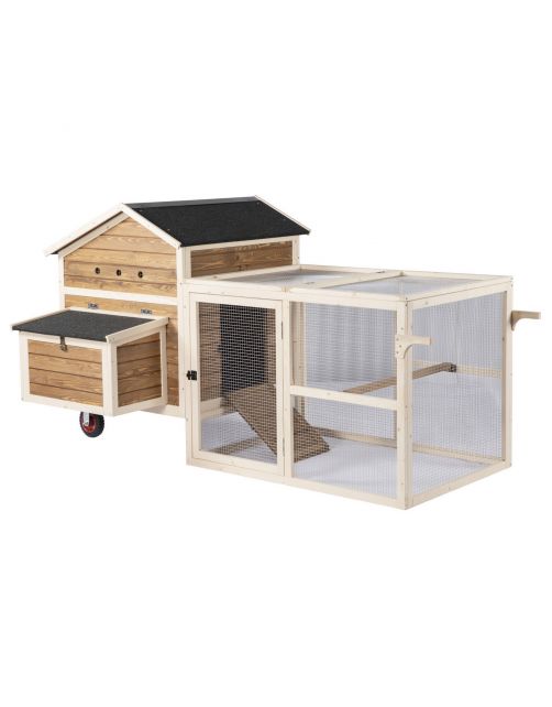 Adori Kippenhok Dexter - Kippenhok - 205x123x112 cm Houtkleur