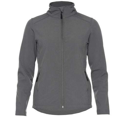 Jaqueta feminina Gildan Hammer Soft Shell (Cinza-carvão)