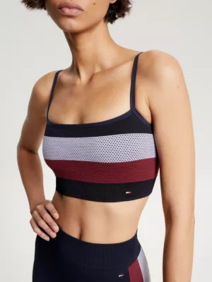 Sutiã esportivo Global Stripe de baixa sustentação