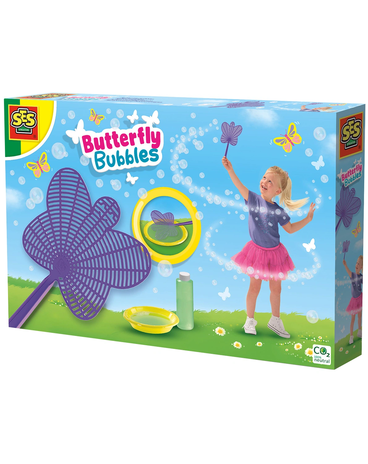 Seifenblasen SCHMETTERLING BUBBLES 3-teilig