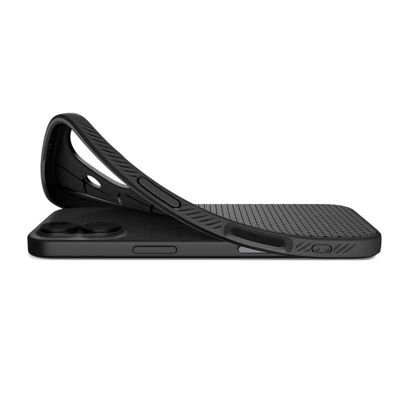 iPhone 17 Liquid Air Case Gummi Hülle (ACS10369) - Schwarz