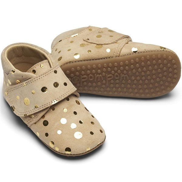 Futter Velcro Beige/Gold Dots - Pom Pom → Luksusbaby.dk