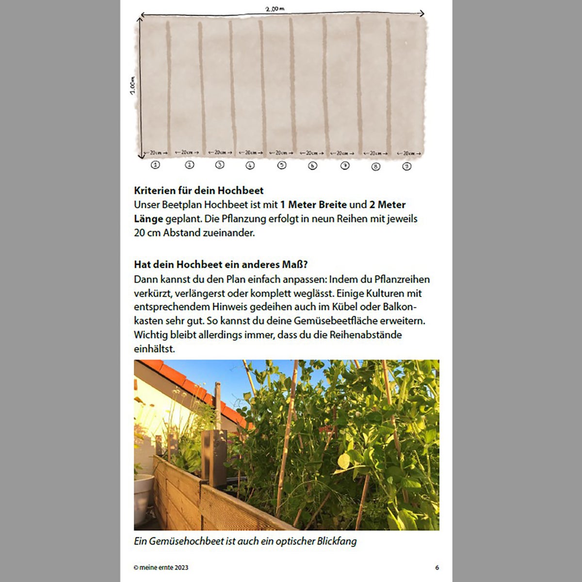 E-book: Verhoogd bed, digitaal bedplan, beplantingsplan, instructies, zaaien, verzorgen en oogsten, zelfredzaamheid