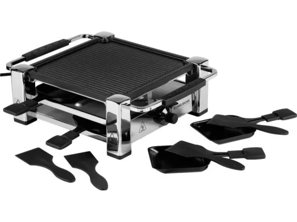 Rommelsbacher RCC 1000 Fashion - Raclette/grill - 1 kW - krom