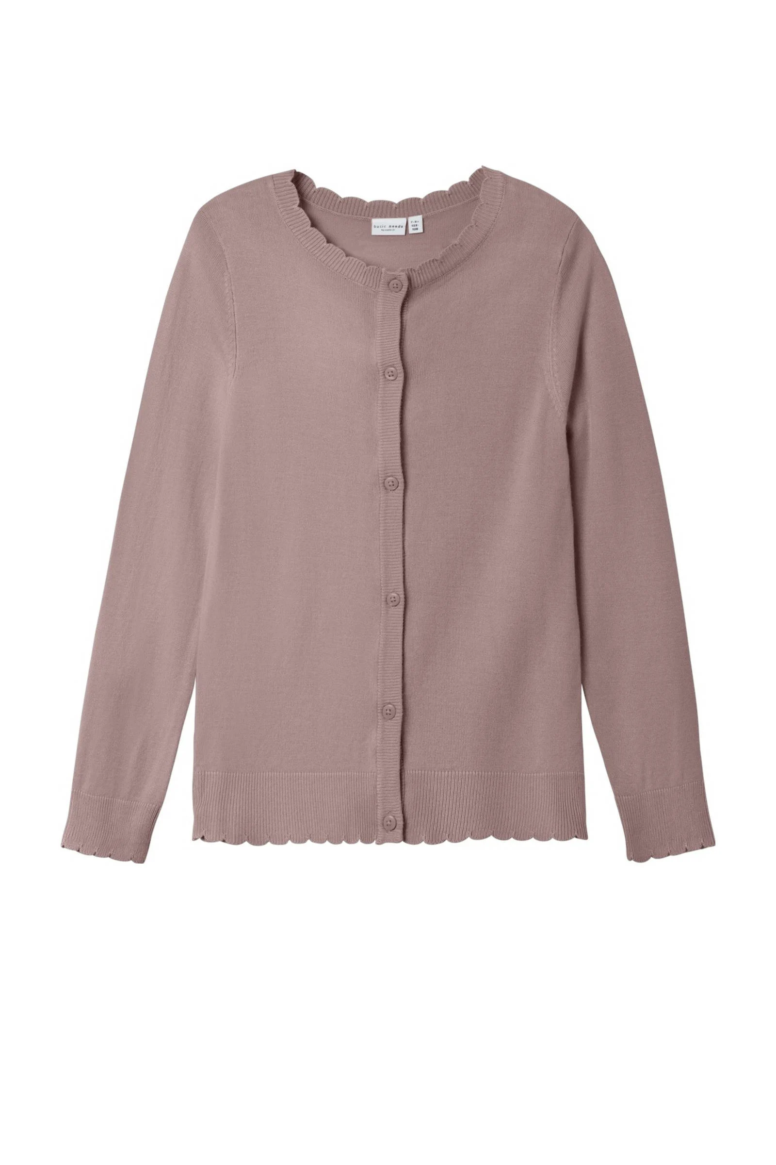 NAME IT fijngebreid vest NKFVAMONE mauve