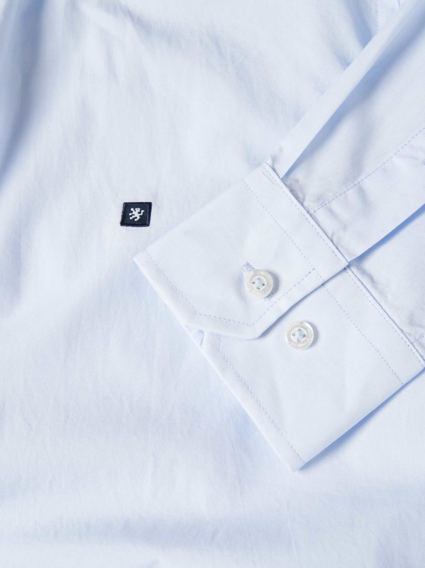 Camisa slim fit de algodão